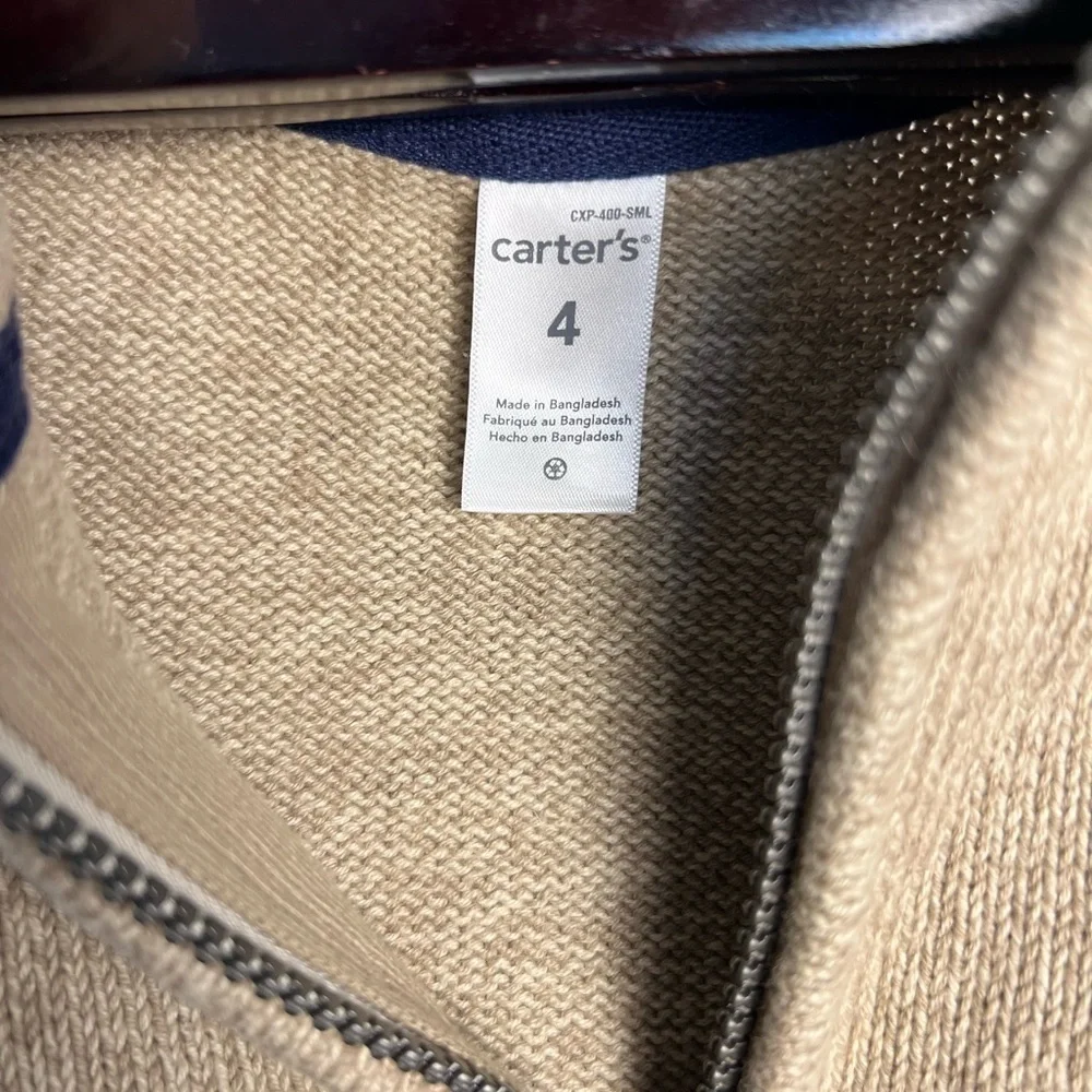 Carter’s boys cotton pullover sweater size 4